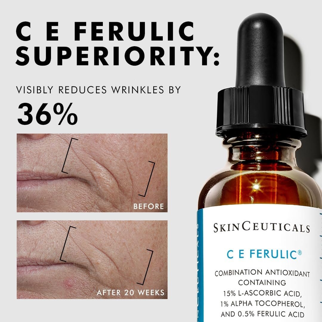 SkinCeuticals C E Ferulic Vitamin C Serum – High Potency Triple Antioxidant Treatment 30ml - Image 5