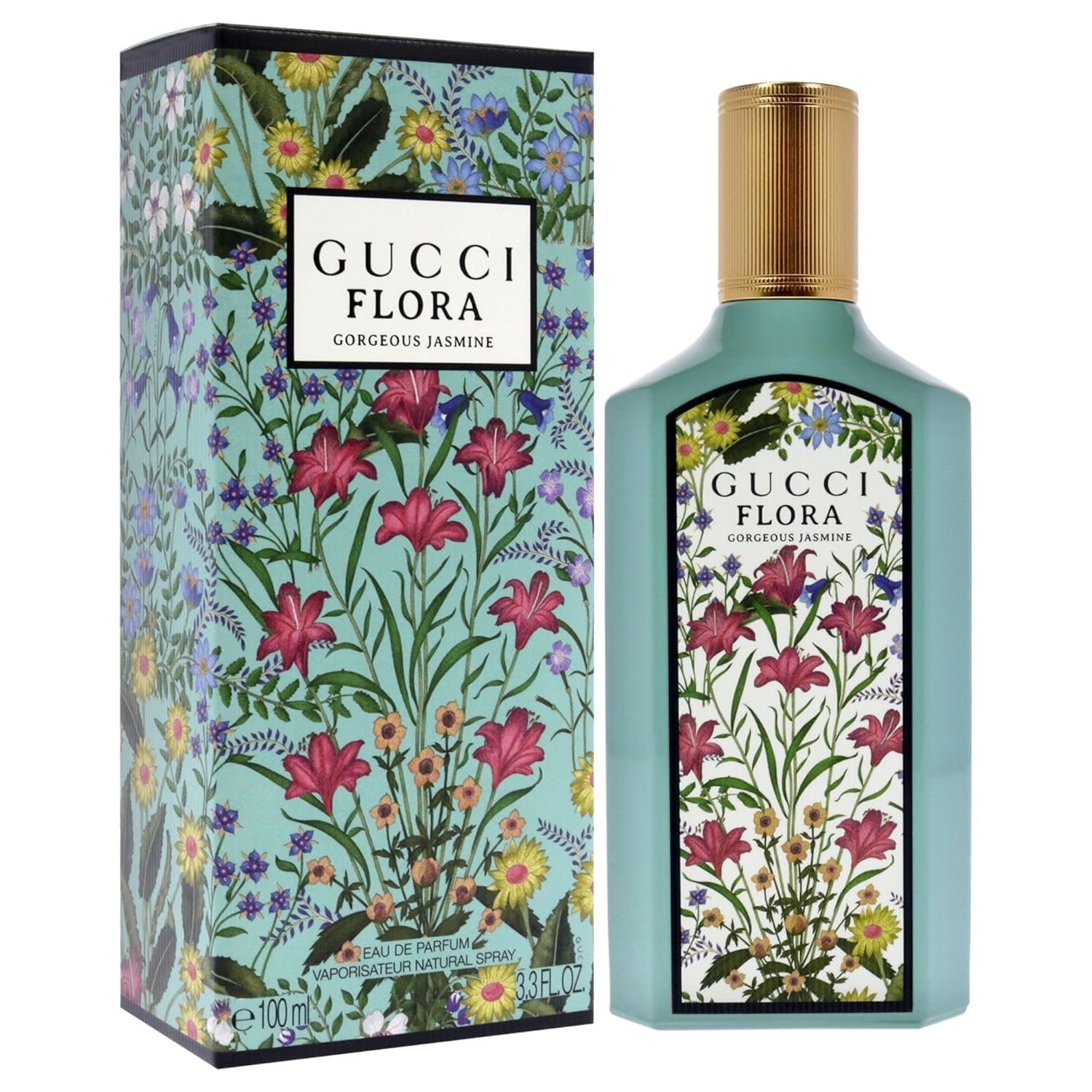 Gucci Flora Gorgeous Jasmine for Women 3.3 oz Eau de Parfum Spray - Image 2