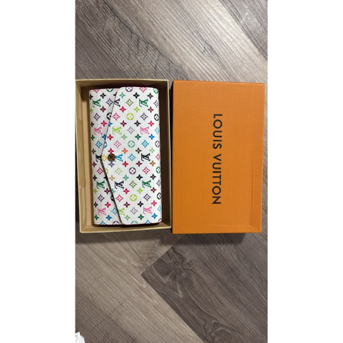 Louis Vuitton Monogram Multicolor Zippy Wallet Purse  New