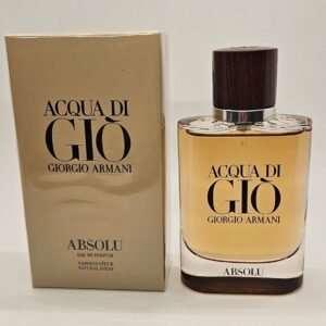 Giorgio Armani Acqua Di Giò Absolu Eau de Parfum for Men 2.5 oz (75 ml) – New & Sealed