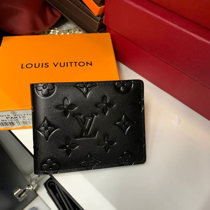 Louis Vuitton Multiple Monogram Canvas Slender Wallet – Black Men’s