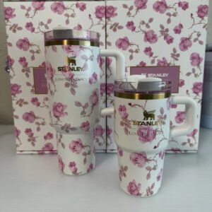 Stanley x LoveShackFancy Ribbon Rosa 40oz Quencher Authentic